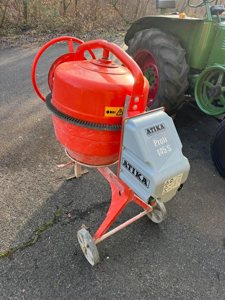 Atika 145 S Profi betonmolen – nagenoeg nieuw, Doe-het-zelf en Verbouw, Betonmolens, Zo goed als nieuw, Ophalen