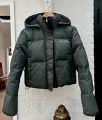 Daily Paper puffer jacket jas grijs groen met capuchon  XS, Ophalen, Zo goed als nieuw, Maat 34 (XS) of kleiner, Groen