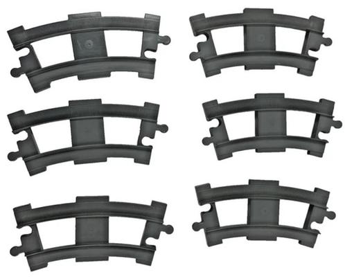 LEGO Duplo bocht rails 6x grijs treinspoor origineel spoor, Kinderen en Baby's, Speelgoed | Duplo en Lego, Zo goed als nieuw, Duplo