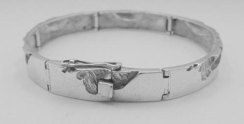 MJH Matti J Hyvarinen Finland Modernistische armband, incl v, Sieraden, Tassen en Uiterlijk, Armbanden, Zo goed als nieuw, Zilver