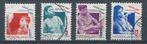 9598 – Nederland - NVPH 240-243 (gestempeld), Verzenden, T/m 1940, Gestempeld