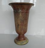 Oude Messing/Koper? Vaas Pot zo'n 27 cm hoog, Ophalen of Verzenden