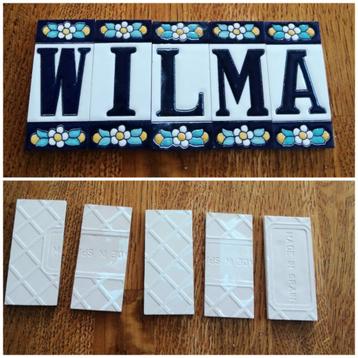 tegeltjes op naam wilma beschikbaar voor biedingen