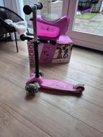 Micro Mini2Go Deluxe step - Roze, Ophalen of Verzenden, Zo goed als nieuw, Loopfiets