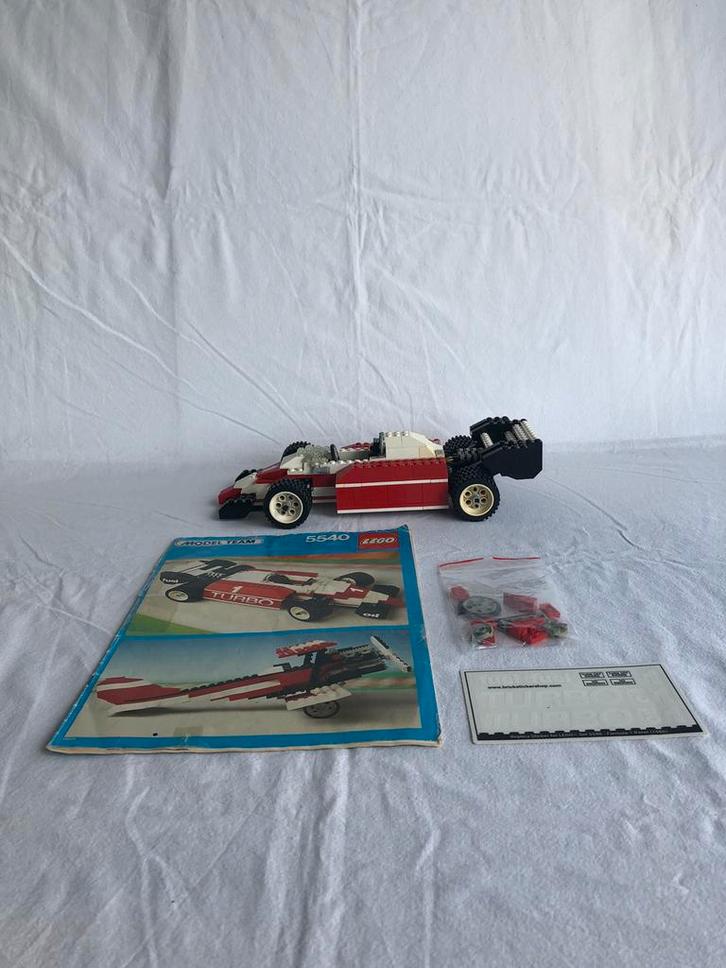Model Team Lego 5540 - Formula 1 Racer - K5, Kinderen en Baby's, Speelgoed | Duplo en Lego, Gebruikt, Lego, Complete set, Ophalen of Verzenden