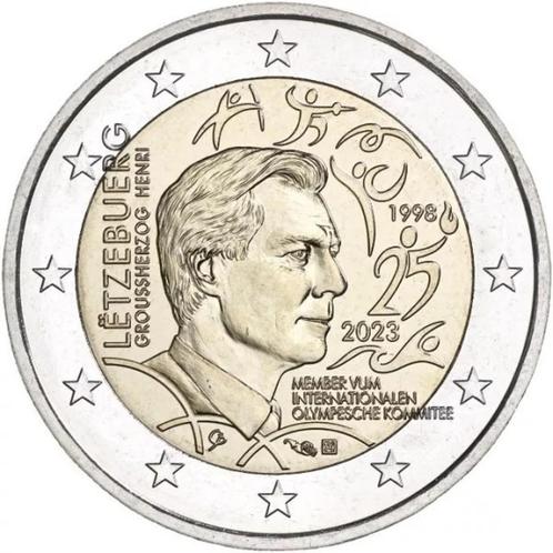 Speciale 2 Euro munt LUXEMBURG 2023 "Olympische Comité" unc., Postzegels en Munten, Munten | Europa | Euromunten, 2 euro, Luxemburg