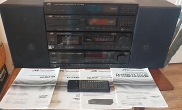 JVC Stereo HiFi Set CD / Radio / Cassette / Versterker incl beschikbaar voor biedingen