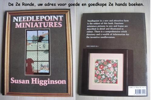 1146 - Needlepoint Miniatures - Susan Higginson, Boeken, Hobby en Vrije tijd, Zo goed als nieuw, Borduren en Naaien, Ophalen of Verzenden