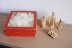 kerst figuren heel oud origineel doosje antiek soort resin, Diversen, Kerst, Ophalen of Verzenden, Gebruikt