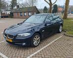BMW 520I HIGH EXECUTIVE 2012 -donkerblauw  met 249000 km, Auto's, Achterwielaandrijving, Zwart, 4 cilinders, 2000 kg