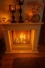 Gaskachel met natuurstenen ombouw, Ophalen of Verzenden, Gebruikt, Vrijstaande haard, Gashaard