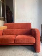 Velvet fluweel retro bankje te koop, Ophalen, Gebruikt, Tweepersoons, 75 tot 100 cm