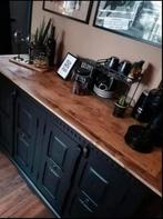 Rustiek dressoir mat zwart, Huis en Inrichting, Ophalen of Verzenden, Zo goed als nieuw, 25 tot 50 cm