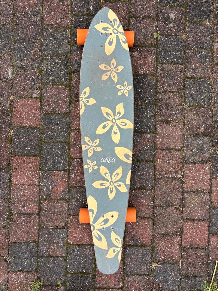 LONGBOARD AREA 116,5x24 cm, Sport en Fitness, Skateboarden, Gebruikt, Skateboard, Longboard, Ophalen