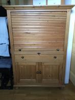 Grenen computermeubel, Ophalen, Gebruikt, 70 tot 120 cm, 170 cm of meer