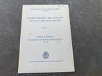 Nederland Voorschrift Traangashandgranaat Politie, Verzamelen, Militaria | Algemeen, Ophalen, Overige soorten, Nederland, Boek of Tijdschrift