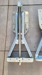 Al-Ko Premium hoeksteunen met Al-Ko Bigfoots., Caravans en Kamperen, Caravan accessoires, Ophalen, Zo goed als nieuw