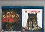 Blu-ray Pet Sematary 1984 + Remake 2009 (€50 incl verzendk), Verzenden, Zo goed als nieuw, Horror