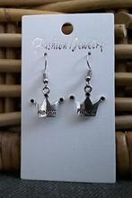 Oorbellen kroon - kroontje - princess - prinses, Overige materialen, Hangers, Nieuw, Ophalen of Verzenden