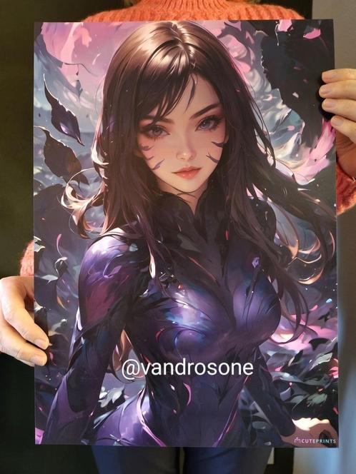 Kaisa print game poster League of Legends, Huis en Inrichting, Woonaccessoires | Wanddecoraties, Nieuw, Ophalen of Verzenden