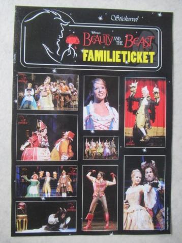 Stickervel musical Beauty and the Beast beschikbaar voor biedingen