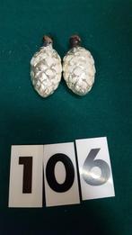 1 x pegel 2 x denneappel 1 x bel [106] zilver, Diversen, Kerst, Ophalen of Verzenden, 'T Olde Gre-j, Info@toldegrej.nl, Endepoelstraat 20f Didam