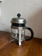 Bodum café- press 4 kops mat zilver zgan, Ophalen of Verzenden, Zo goed als nieuw, Overige modellen, Gemalen koffie