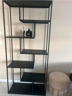 Zwarte stellingkast / wandkast, Huis en Inrichting, Kasten | Wandmeubels, Ophalen, Zo goed als nieuw, Minder dan 150 cm, 150 tot 200 cm