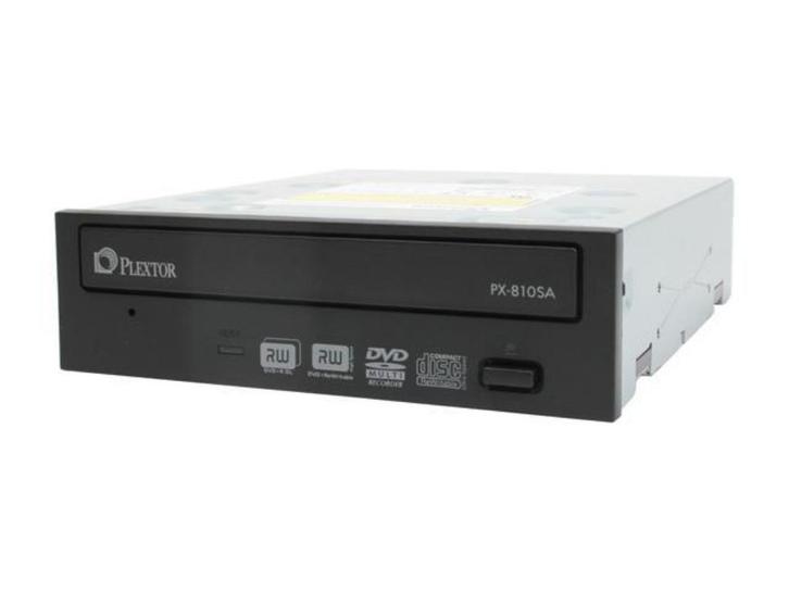 Plextor PX-810SA 18x SATA Dual Layer DVD-RW CD-RW Drive Blac, Computers en Software, Optische drives, Gebruikt, Intern, Cd, Dvd