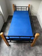 Stalen bed, overheidskwaliteit met matras, Ophalen, Gebruikt, 90 cm, Eenpersoons
