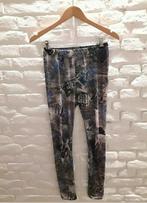 Legging maat 36 38, Kleding | Dames, Leggings, Maillots en Panty's, Maat 36/38 (S), Blauw, Merkloos, Zo goed als nieuw