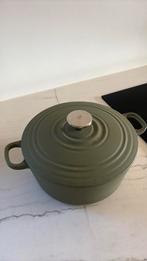 Groene gietijzeren braadpan BK 24 cm, Huis en Inrichting, Keuken | Potten en Pannen, Ophalen of Verzenden, Zo goed als nieuw, Gietijzer