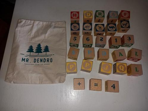 Mr dendro 23 houten blokken, Kinderen en Baby's, Speelgoed | Houten speelgoed, Gebruikt, Overige typen, Ophalen of Verzenden