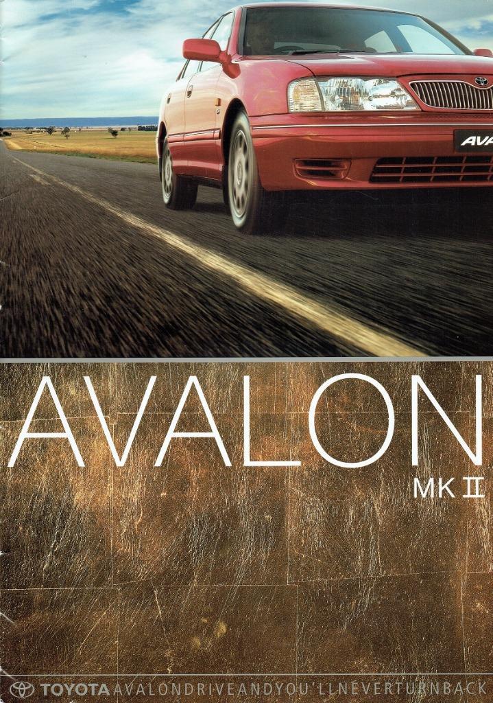 Folder Toyota Avalon MK II (uit Australië - 2001), Boeken, Auto's | Folders en Tijdschriften, Gelezen, Toyota, Verzenden