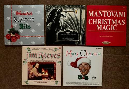 5x LP Kerst Christmas oa Jim Reeves Bing Crosby Mantovani, Cd's en Dvd's, Vinyl | Verzamelalbums, Zo goed als nieuw, Ophalen of Verzenden