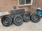 Winterbanden 195/60R16, stalen velg ET20 4-108 65, nov 2022, Auto-onderdelen, Banden en Velgen, Banden en Velgen, 16 inch, Gebruikt