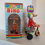 Vintage Blikken Speelgoed Duck on Bike Eend op Fiets, Ophalen of Verzenden