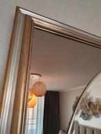Grote rechthoekige spiegel met gouden rand, Huis en Inrichting, Woonaccessoires | Spiegels, Gebruikt, 100 tot 150 cm, Ophalen of Verzenden