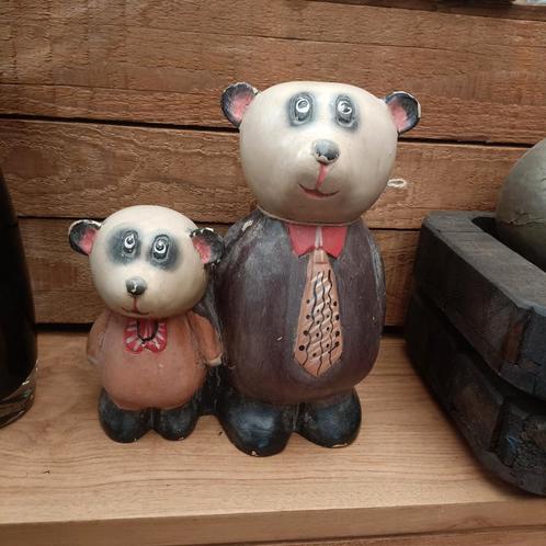Houten Beeld Beertjes, Antiek en Kunst, Kunst | Beelden en Houtsnijwerken, Ophalen of Verzenden