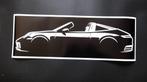 Porsche Targa 911 4S | black and white photo, Ophalen of Verzenden, Nieuw, Auto's