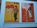 sticker oud LEE COOPER Kaart reclame retro ijs suikerspin, Verzamelen, Verzenden, Zo goed als nieuw, Bedrijf of Vereniging
