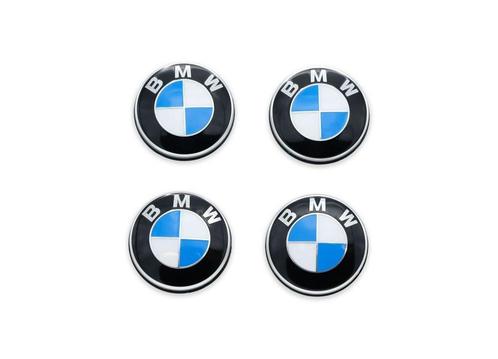 BMW LOGO NAAFDOP (SET) VASTSTAAND Ø 65 MM, Auto-onderdelen, Overige Auto-onderdelen, Nieuw, Ophalen of Verzenden