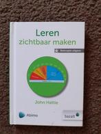 John Hattie - Leren zichtbaar maken, Ophalen of Verzenden, Alpha, Zo goed als nieuw, HBO