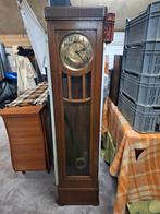 Staand horloge klok antiek massief eiken kast compleet, Ophalen