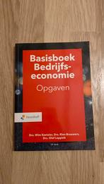 Basisboek bedrijfseconomie opgaven & Studentenuitwerkingen, M.P Brouwers; W. Koetzier; O.A. Leppink, Ophalen of Verzenden, Management