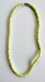 Lichtgroene ketting van schijfjes, Ophalen of Verzenden, Zo goed als nieuw, Overige materialen
