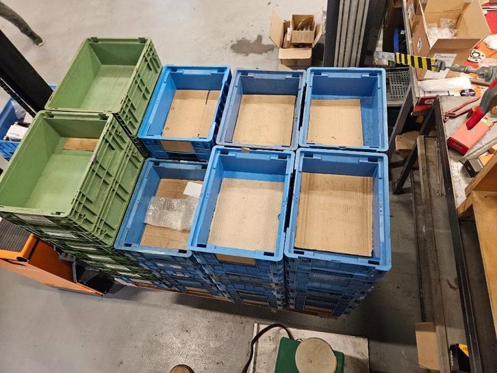 Kratten kunststof blauw, Diversen, Overige Diversen, Gebruikt, Ophalen