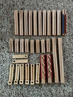 Houten knikkerbaan - 170 stuks + knikkers, Ophalen, Gebruikt, Jongen of Meisje