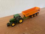 Siku John Deere Tractor 6210R  Joskin 3 assige kipper, Hobby en Vrije tijd, Modelauto's | 1:32, Verzenden, Zo goed als nieuw, Tractor of Landbouw