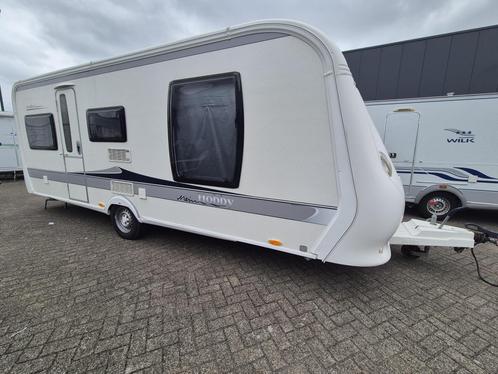 Hobby Excellent 560 UFF 2011 tent, luifel, uitbouw VERKOCHT, Caravans en Kamperen, Caravans, Particulier, 1250 - 1500 kg, Rondzit